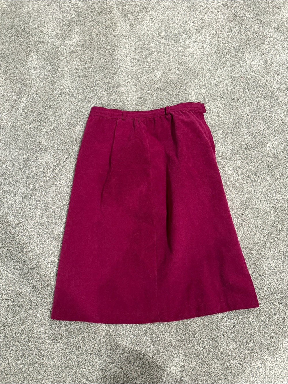 Women's Magenta A-Line Skirt